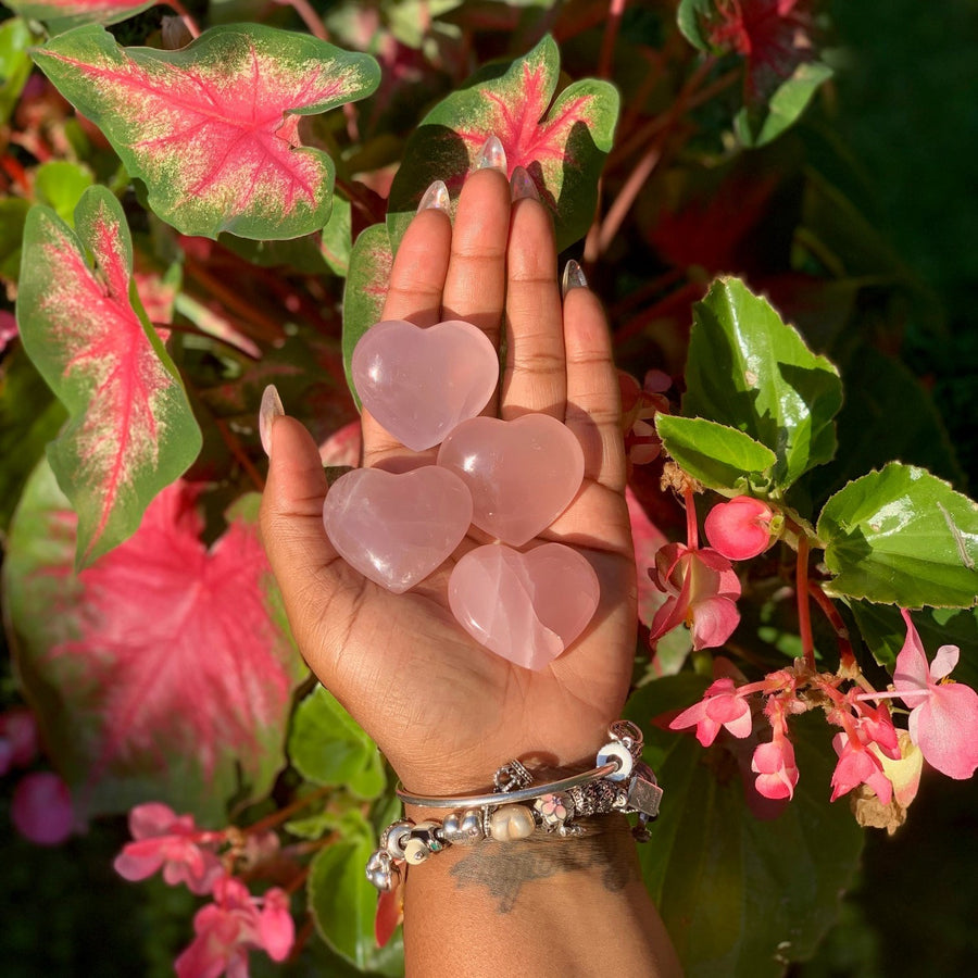 Rose Quartz Heart