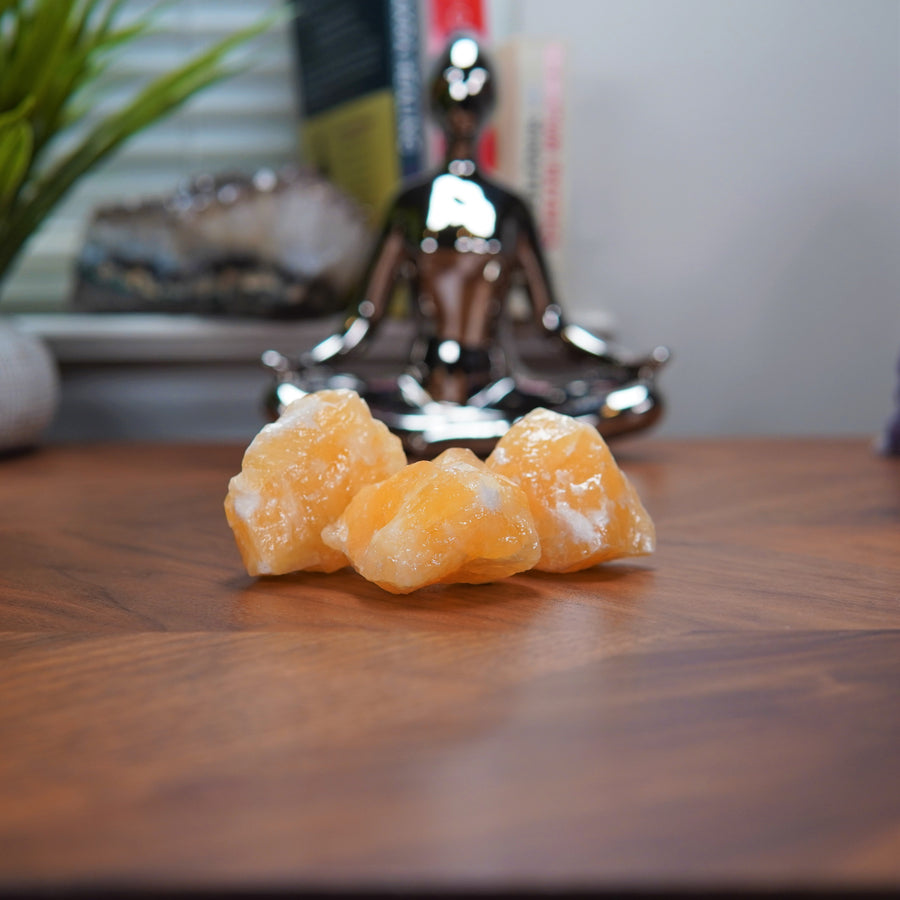 Raw Orange Calcite