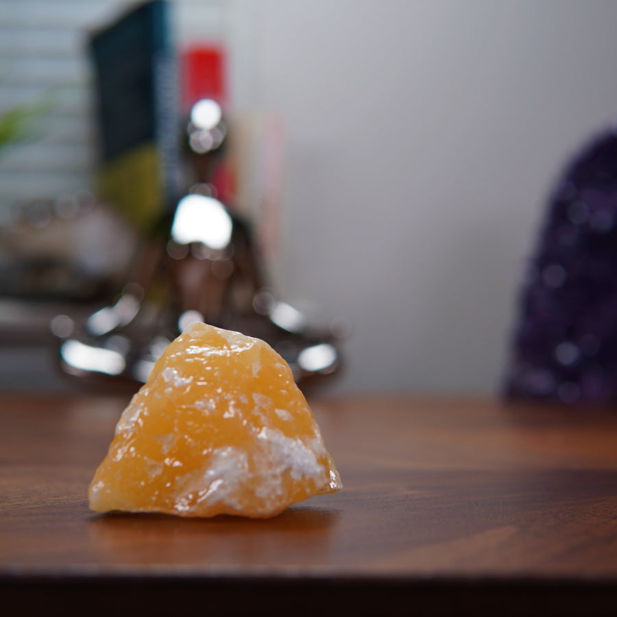 Raw Orange Calcite