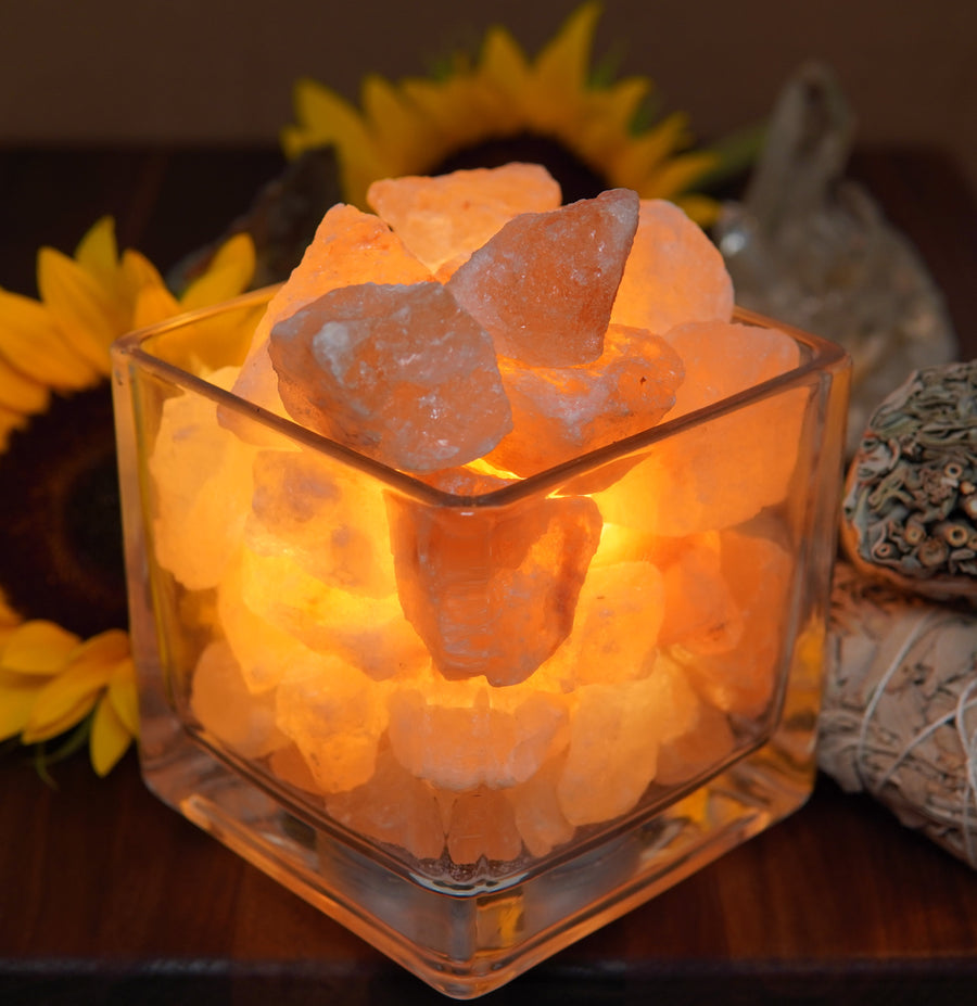 Cubed Himalayan Salt Lamp